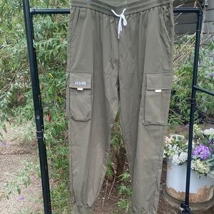 Allure Men's Khaki Cargo Pants